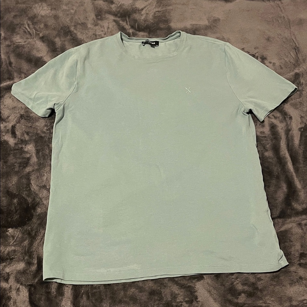 Express Sage Green Casual Tee Men Large. Crew neck. Good condition.